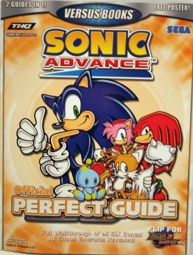 The cover for the Sonic Advance guide